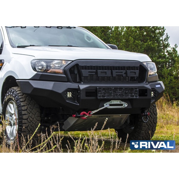 PARACHOQUES DELANTERO ALUMINIO (SIN FAROS) FORD RANGER PX RIVAL