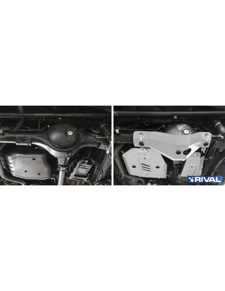 PROTECCIÓN DIFERENCIAL TRASERO 6 MM SUZUKI JIMNY  RIVAL