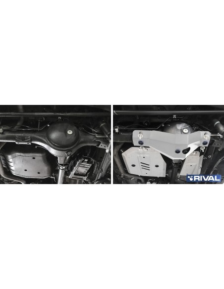 PROTECCIÓN DIFERENCIAL TRASERO 4 MM SUZUKI JIMNY  RIVAL