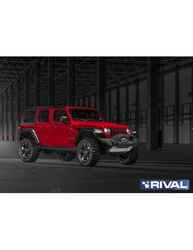 PARACHOQUES DELANTERO ALUMINIO (SIN FAROS) JEEP WRANGLER JK JL JT RIVAL