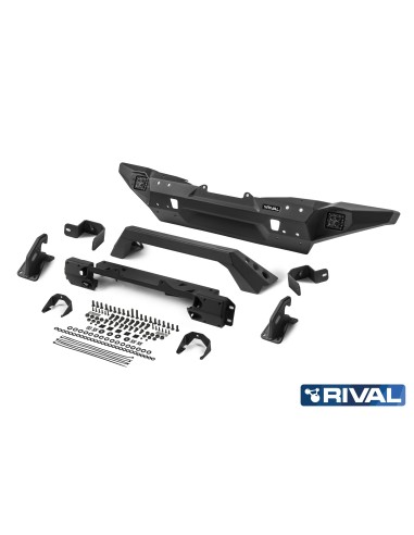 PARACHOQUES DELANTERO ALUMINIO (SIN FAROS) JEEP WRANGLER JK JL JT RIVAL
