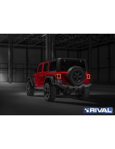 PARACHOQUES TRASERO ALUMINIO JEEP WRANGLER JL RIVAL 2