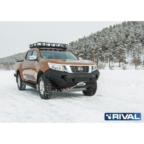 PARACHOQUES DELANTERO ALUMINIO (SIN FAROS) NISSAN NAVARA D23 RIVAL