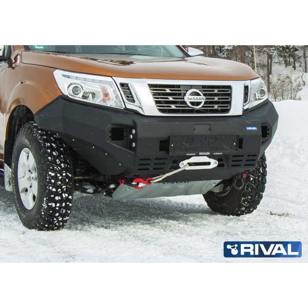 PARACHOQUES DELANTERO ALUMINIO (SIN FAROS) NISSAN NAVARA D23 RIVAL