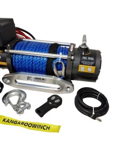CABRESTANTE WINCH 12K (5440KG) 12V CABLE PLASMA KANGAROO WINCH 2