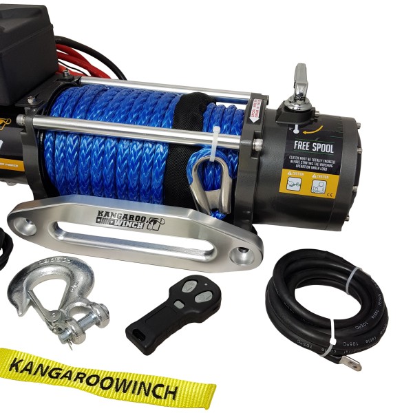 CABRESTANTE WINCH 12K (5440KG) 12V CABLE PLASMA KANGAROO WINCH