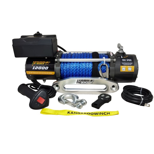 CABRESTANTE WINCH 12K (5440KG) 12V CABLE PLASMA KANGAROO WINCH