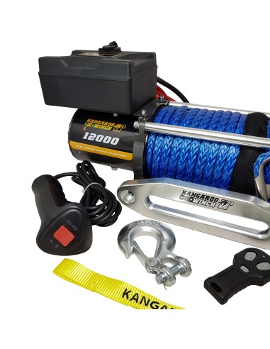 CABRESTANTE WINCH 12K (5440KG) 12V CABLE PLASMA KANGAROO WINCH