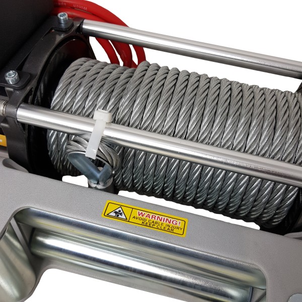 CABRESTANTE WINCH 12K (5440KG) 12V CABLE ACERO KANGAROO WINCH