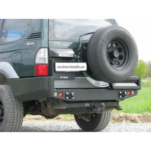 PARACHOQUES TRASERO ACERO REFORZADO J9 TOYOTA LAND CRUISER