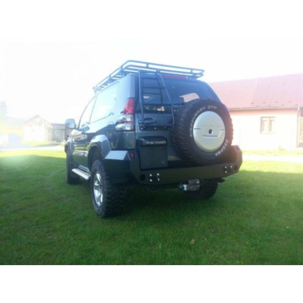 PARACHOQUES TRASERO ACERO REFORZADO J12 (3 PUERTAS) TOYOTA LAND CRUISER