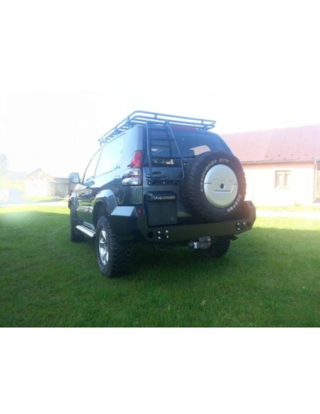 PARACHOQUES TRASERO ACERO REFORZADO J12 (3 PUERTAS) TOYOTA LAND CRUISER