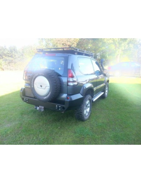 PARACHOQUES TRASERO ACERO REFORZADO J12 (3 PUERTAS) TOYOTA LAND CRUISER