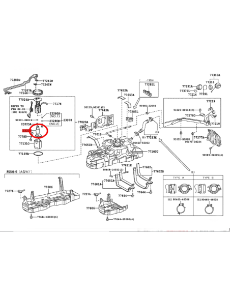 BOMBA GASOLINA FJ CRUISER ORIGINAL TOYOTA