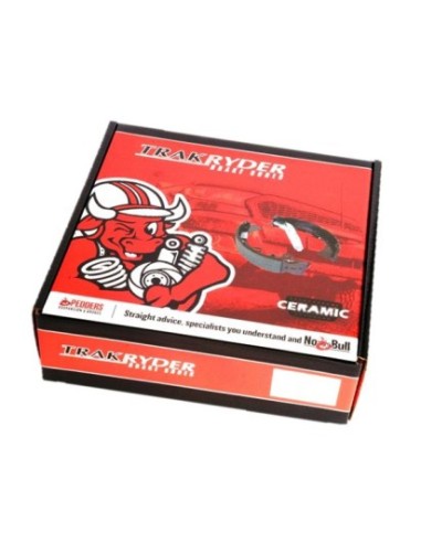 KIT ZAPATAS FRENO MANO TRASERAS J8 (ANTERIOR - 1992) PEDDERS