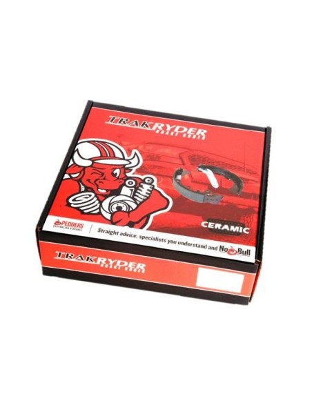 KIT ZAPATAS FRENO MANO TRASERAS J8 (ANTERIOR - 1992) PEDDERS