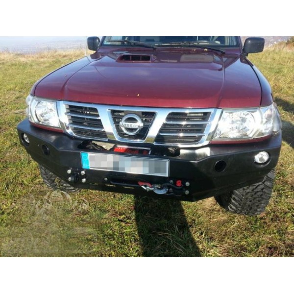 PARACHOQUES DELANTERO ACERO REFORZADO NISSAN PATROL Y61