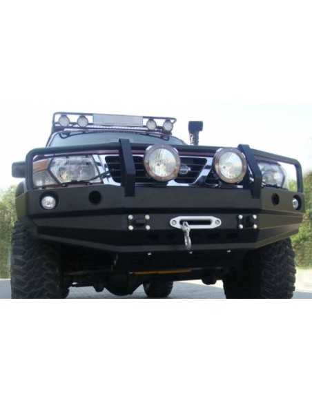 PARACHOQUES DELANTERO ACERO REFORZADO CON BULLBAR PATROL Y61 (97-05) NISSAN