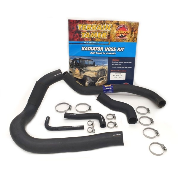 KIT MANGUITOS RADIADOR REFORZADOS NISSAN PATROL 160 MQ (SD33) TERRAIN TAMER