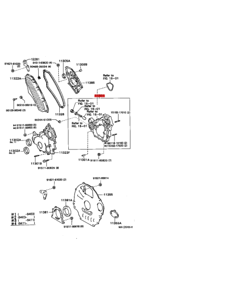 Bomba de aceite para Toyota Land Cruiser J8 (12 valvulas) - Original Toyota Land Cruiser