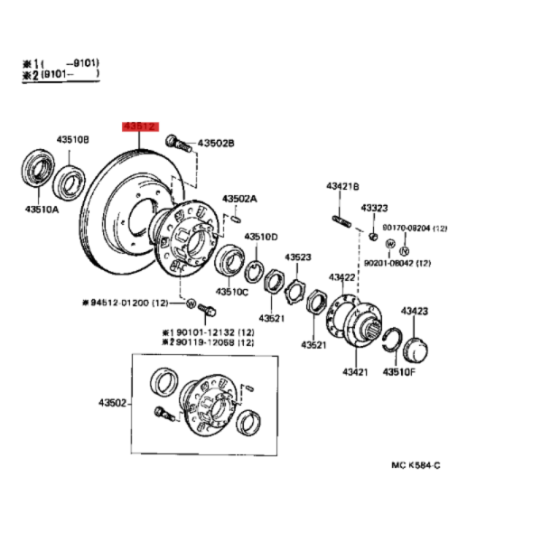 Disco de freio dianteiro J8 12v (ant. 08 / 92)...