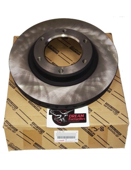 Front brake disc J8 12v (before 08/92) - Original Toyota Land Cruiser