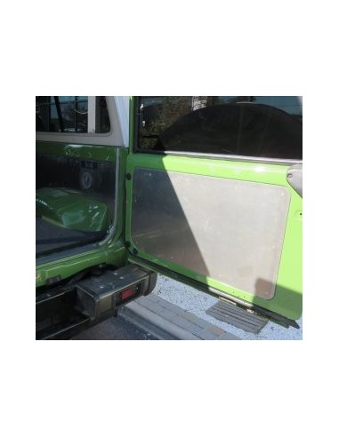 Protection aluminum rear doors Toyota Land...