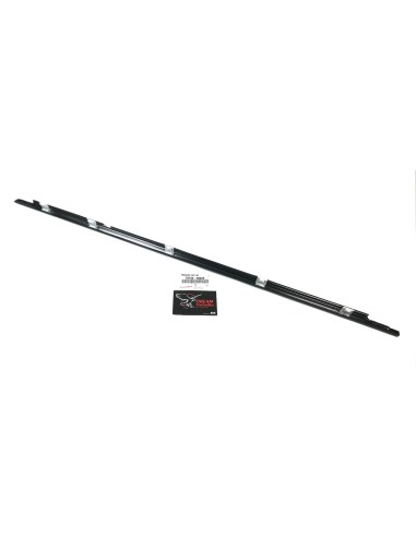 Left rear door window frame J8 (chrome) -...