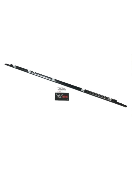 Left rear door window frame J8 (chrome) - Original Toyota Land Cruiser