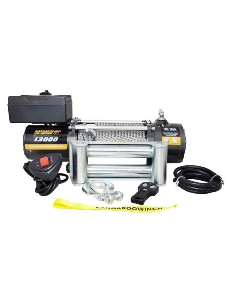Seilwinde 13k (5907 kg / Stahlseil) - Kangaroowinch
