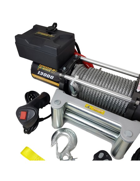 Winch 13k (5907kg / steel cable) - Kangaroowinch