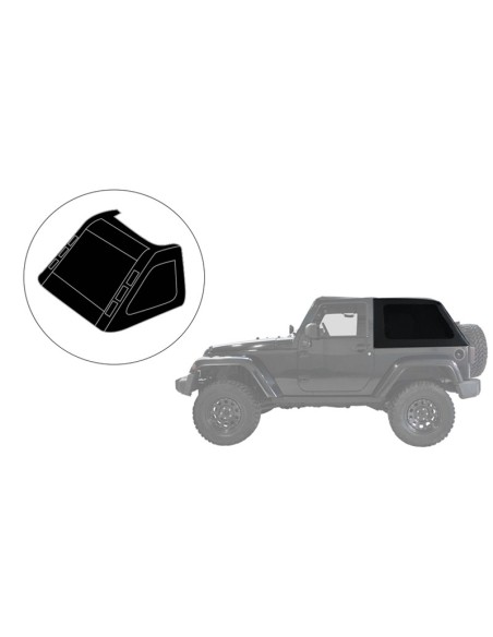 Teto ou capota de lona (modelo FASTBACK) Jeep Wrangler JL - Suntop