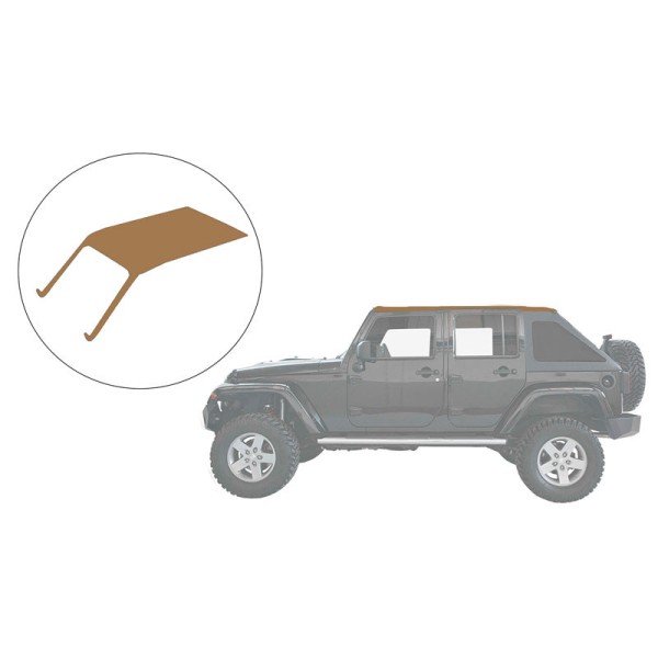 Roof or canvas top (only part of the roof) Jeep...