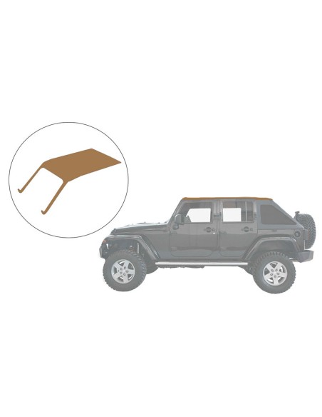 Techo o capota de lona (solo parte del techo) Jeep Wrangler JL - Suntop