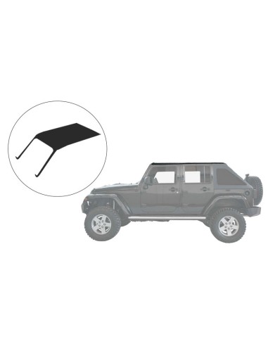 Canvas or hood (only part of the roof) JEEP Wrangler JL - Suntop