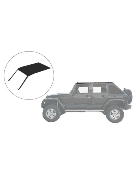 Techo o capote en toile (seulement la partie du toit) Jeep Wrangler JL - Suntop