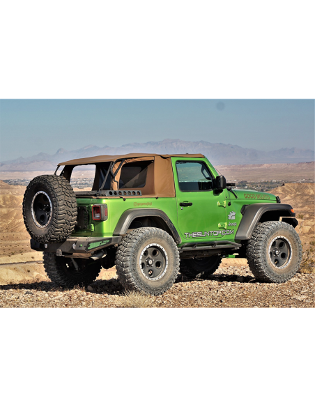 Techo o capote en toile (seulement la partie du toit) Jeep Wrangler JL - Suntop