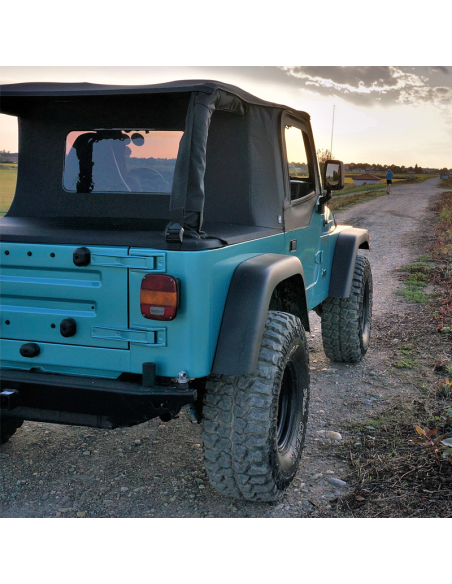 Techo o capote en toile (modèle CARGO) Jeep Wrangler TJ - Suntop