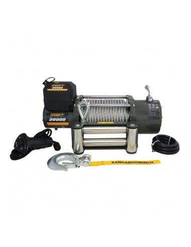 Argano 18k (8182kg / cavo in acciaio) 24v -...