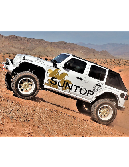 Roof or canvas top (FASTBACK model) Jeep Wrangler JL - Suntop