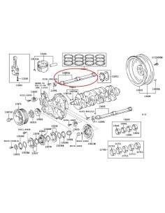 Arbol o eje de equilibrio n-1 Para Toyota Land Cruiser J9... 2