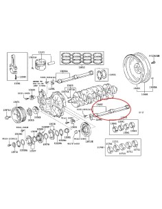 Arbol o eje de equilibrio n-2 Para Toyota Land Cruiser J9... 2