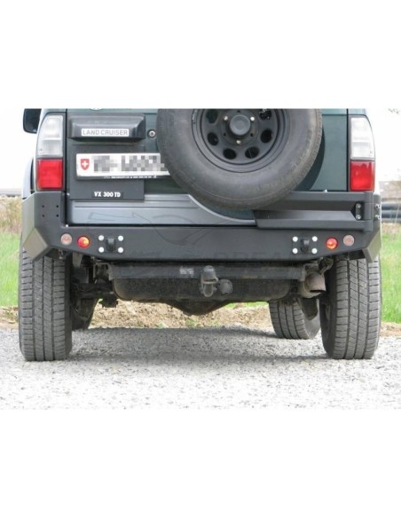 Rear bumper made of reinforced steel for J9 (5 doors with fenders) with pilot holes Toyota Land Cruiser - Fabryka 4x4