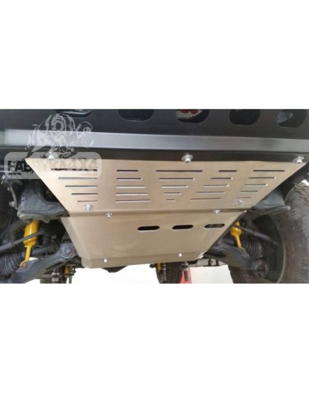 Protección delantera exclusiva parachoques Fabryka para Toyota Land Cruiser J12 (6mm) - Fabryka 4x4