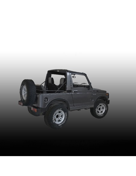 Kit 3 Planen (Bikini + Fastback + Standard) - Verdeck oder Verdeck aus Stoff für Suzuki Samurai SJ - Suntop