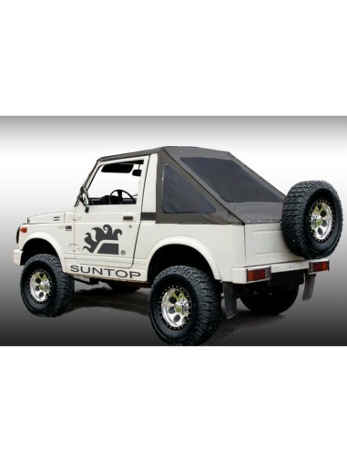 Fastback canvas fabric or hood for Suzuki Samurai SJ - Suntop