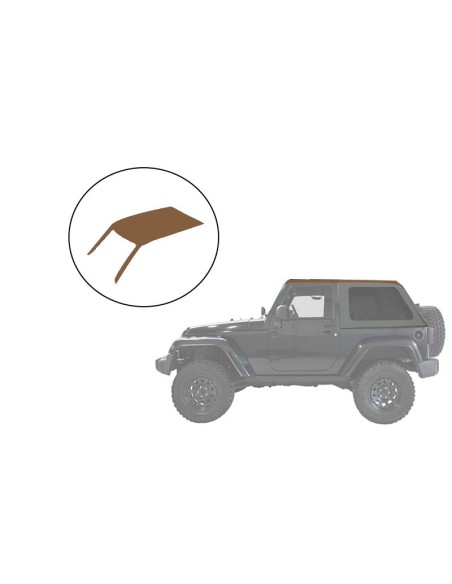 Techo o capota de lona (solo parte del techo) Jeep Wrangler JK - Suntop