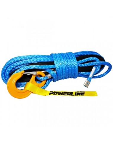 Câble synthétique renforcé 12mmx28m 10.800kg bleu - Powerline