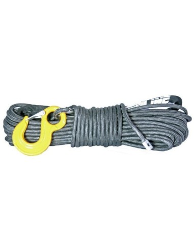 Dyneema de câble synthétique renforcé viperope (double protection) 12mmx28m 12300kg gris - Powerline