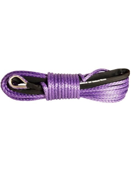 Reinforced synthetic cable 8mm x 25m 6,800kg purple color - Powerline